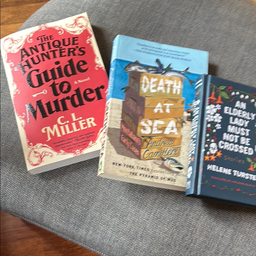Set of Three Mystery Novels